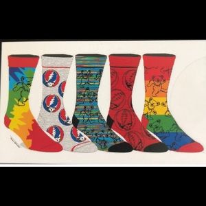 🐝🐝BNWT 5 Pair Grateful Dead Socks